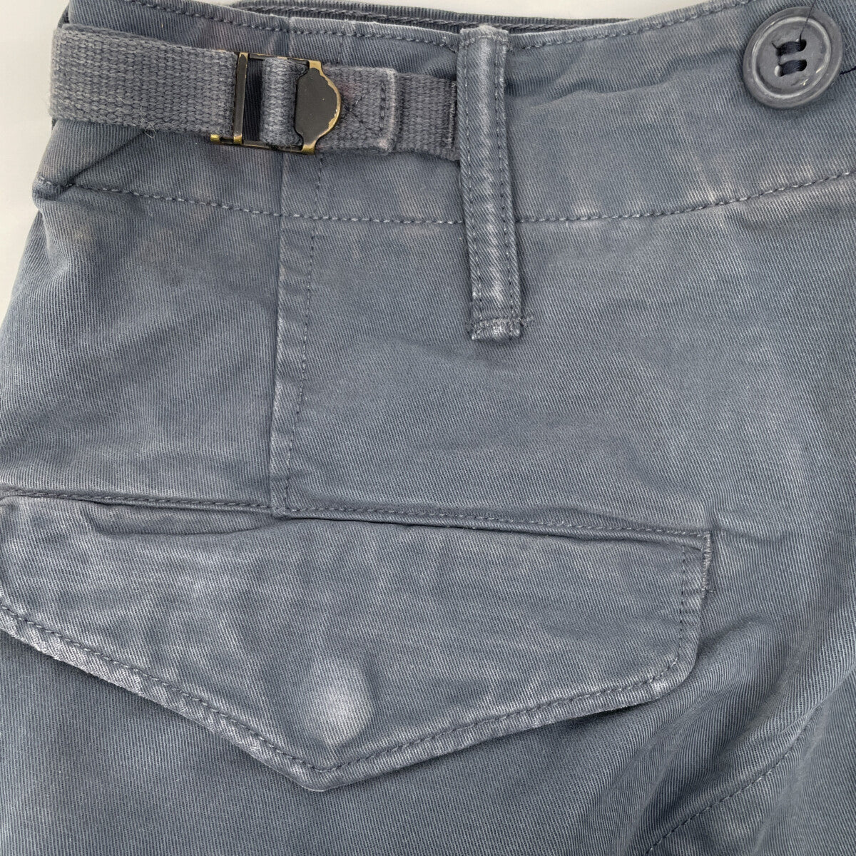RRL M-51 Indigo Dyed Cargo Shorts Navy Size 30