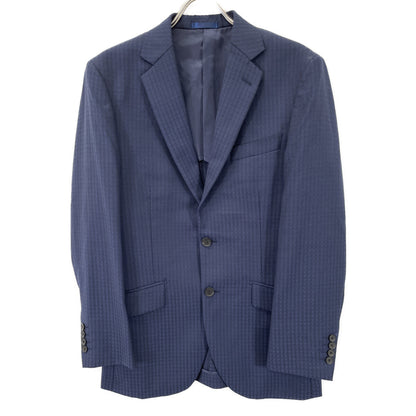 PAUL GARNIER Total Pattern 3-Piece Wool Suit Navy Size L