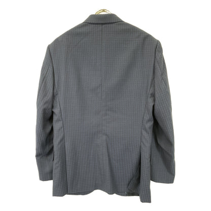 PAUL GARNIER Total Pattern 3-Piece Wool Suit Navy Size L
