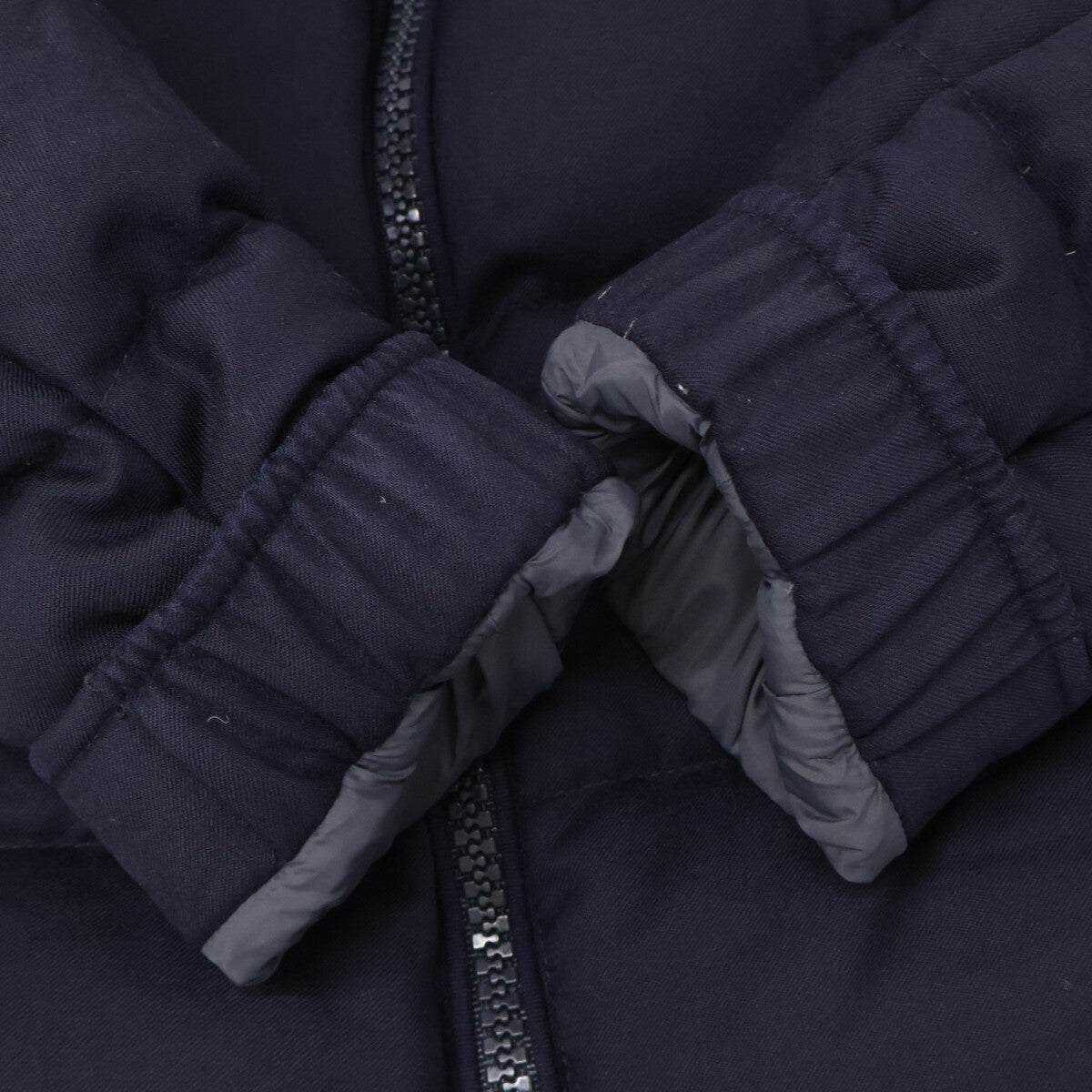 MONCLER MONTGENEVRE Wool Down Jacket Navy Size 0