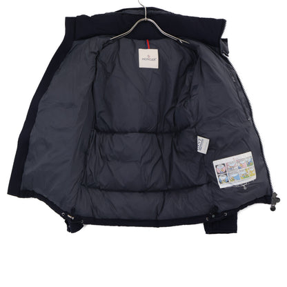 MONCLER MONTGENEVRE Wool Down Jacket Navy Size 0