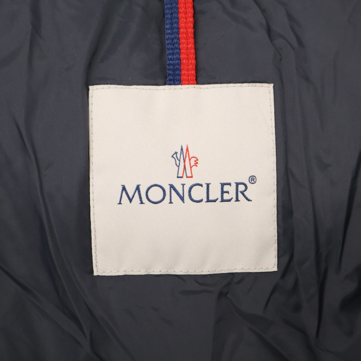 MONCLER MONTGENEVRE Wool Down Jacket Navy Size 0