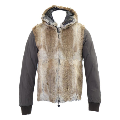 MONCLER Bastogne Rabbit Fur Reversible Down Jacket Size 3