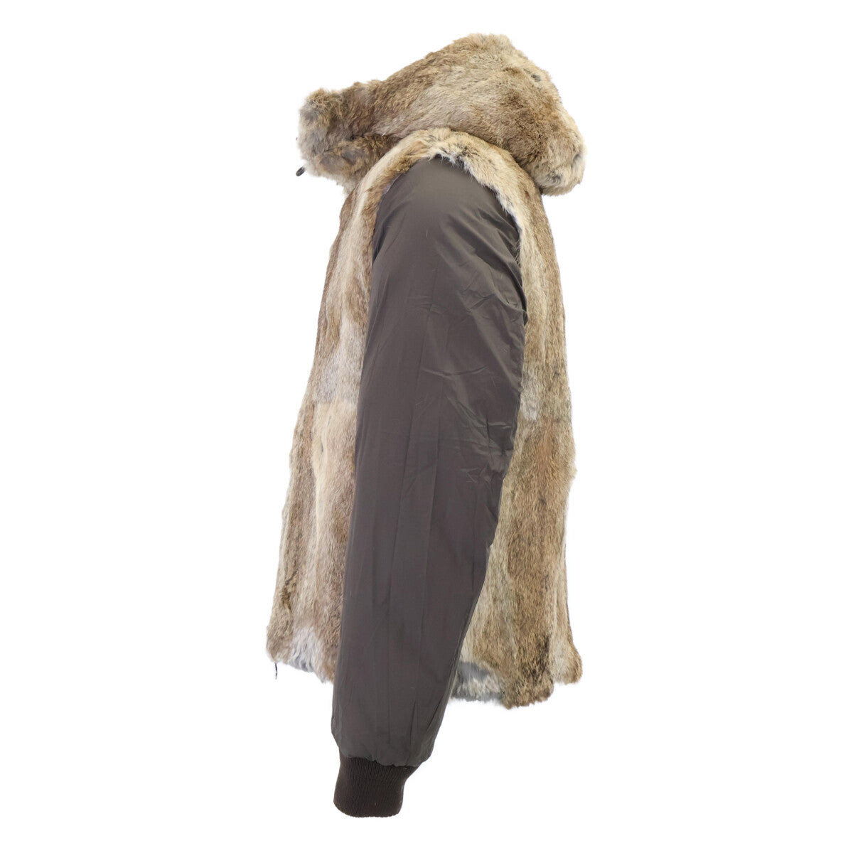 MONCLER Bastogne Rabbit Fur Reversible Down Jacket Size 3