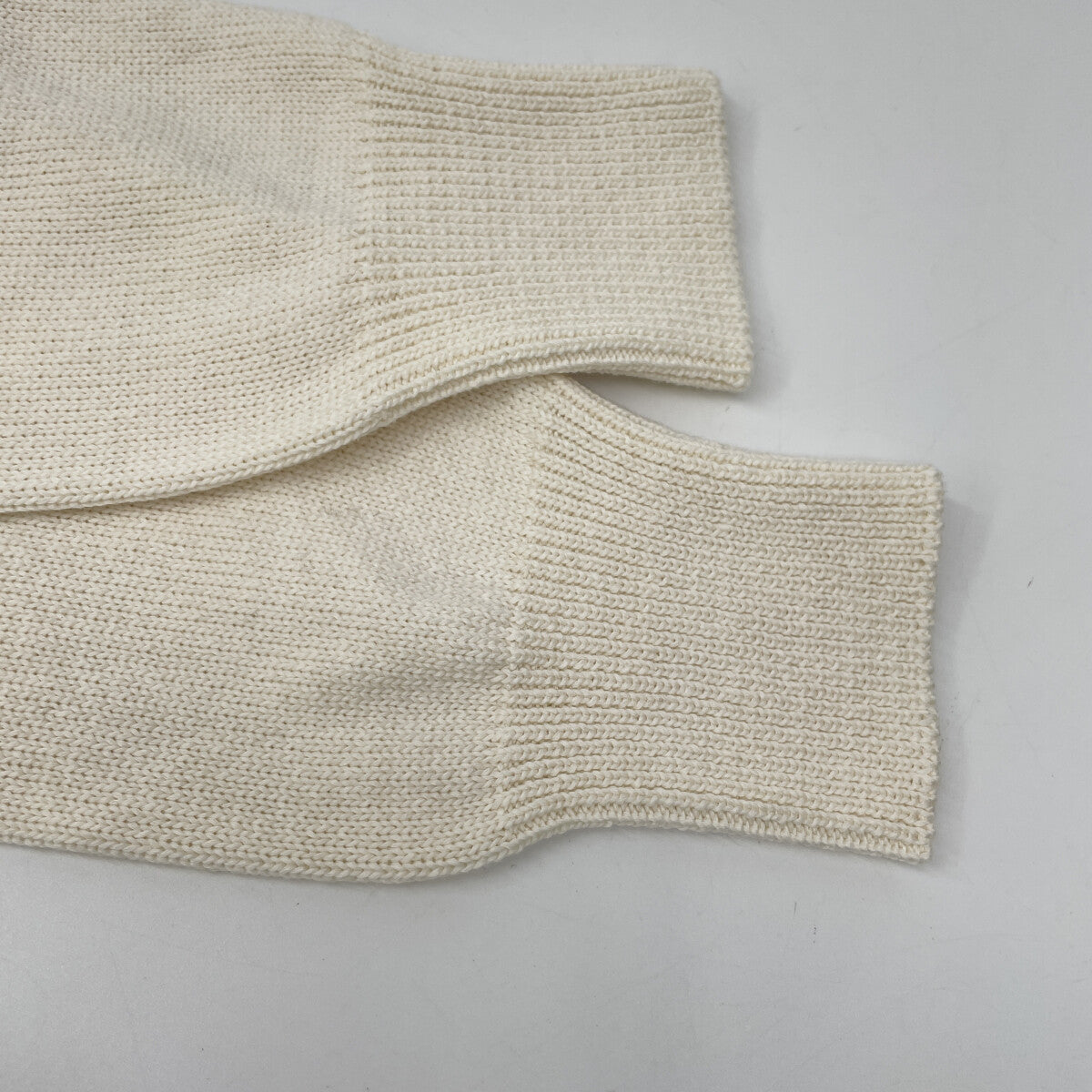 ZANONE 5 Gauge Cotton Rib Knit Cardigan White Size 44