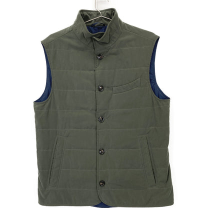 Drakes Belseta Padded Polyester Vest Khaki Size 38/48