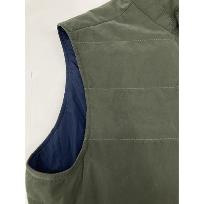 Drakes Belseta Padded Polyester Vest Khaki Size 38/48