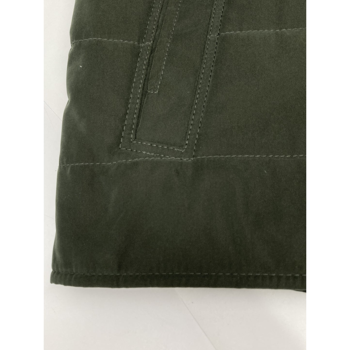 Drakes Belseta Padded Polyester Vest Khaki Size 38/48