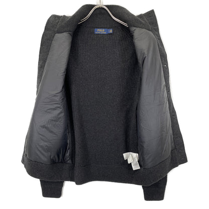 POLO RALPH LAUREN Wool Cashmere Padded Jacket Black Size L