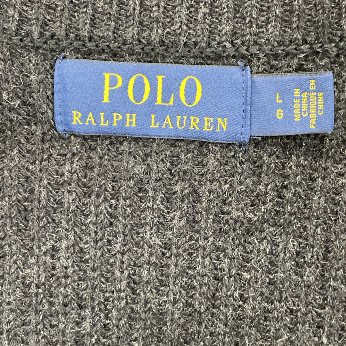 POLO RALPH LAUREN Wool Cashmere Padded Jacket Black Size L