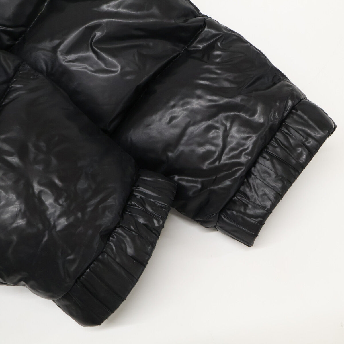 MONCLER ZIN Layered Down Jacket Removable Hood Black Size 1