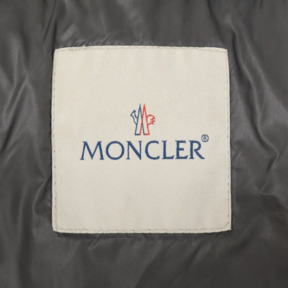 MONCLER ZIN Layered Down Jacket Removable Hood Black Size 1
