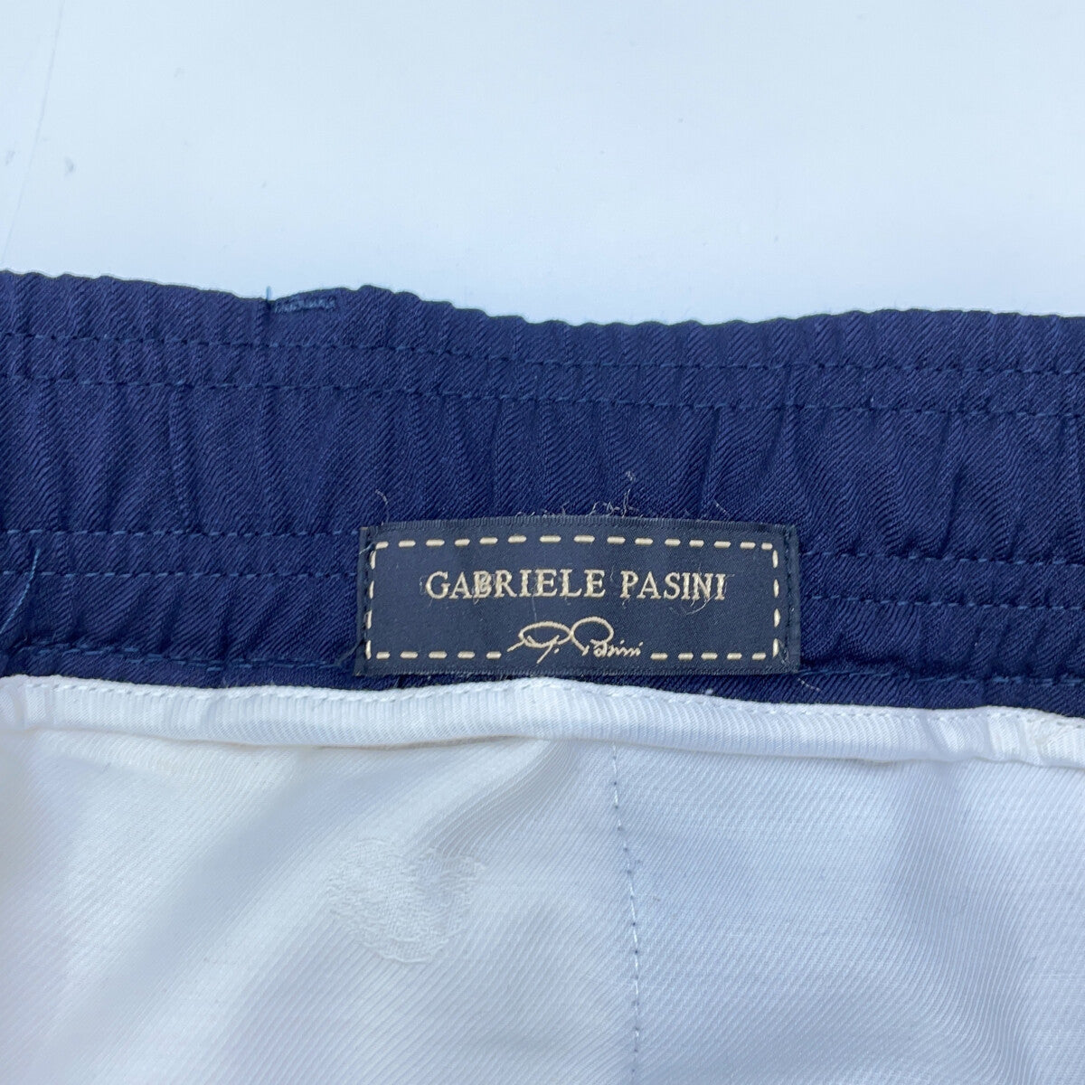 Gabriele Pasini Marzotto Incase Wool 3B Suit Navy Size 48