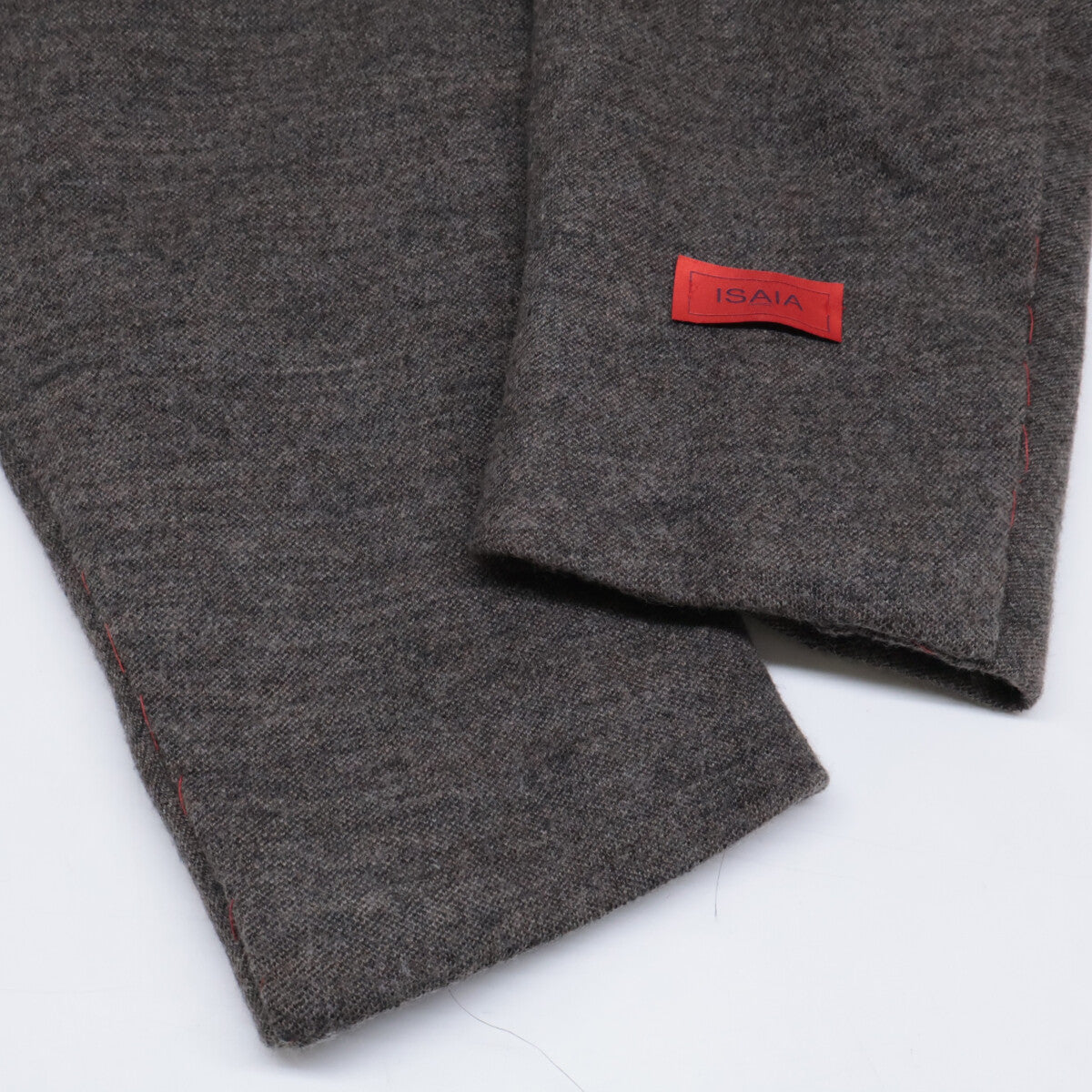 ISAIA Wool Tailored Knit Jacket Gray Size 50