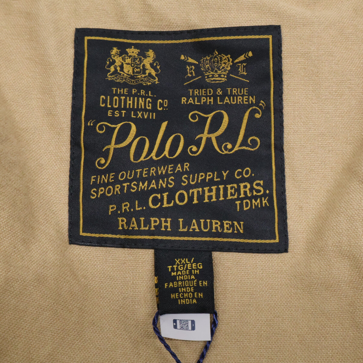 POLO RALPH LAUREN Varsity Wool Leather Jacket Green Size XXL