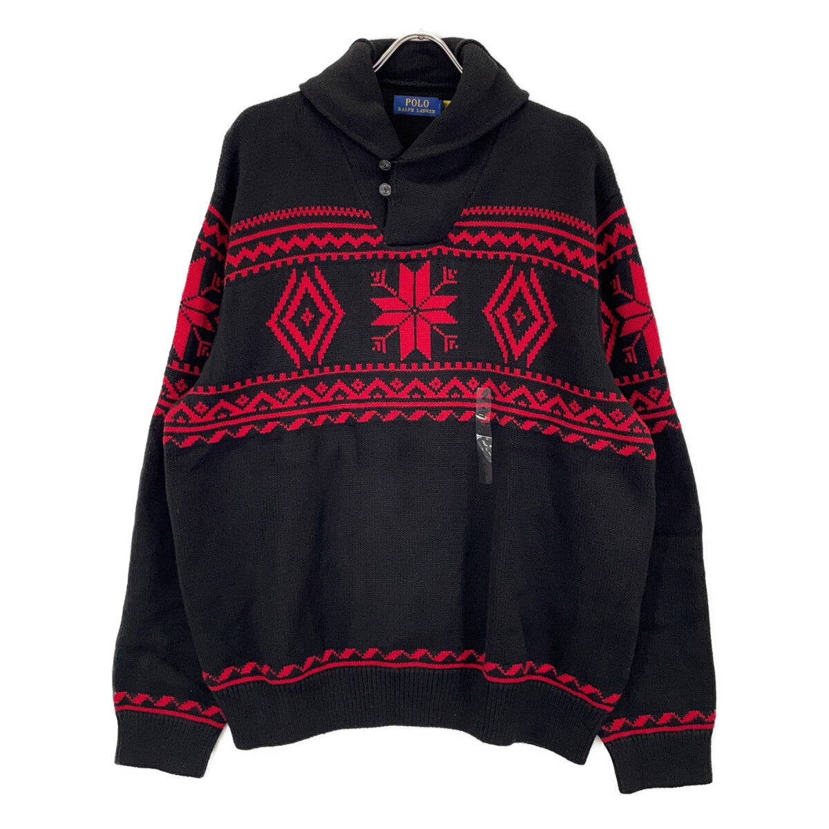 POLO RALPH LAUREN 21AW Nordic Shawl Knit Multi Size XL