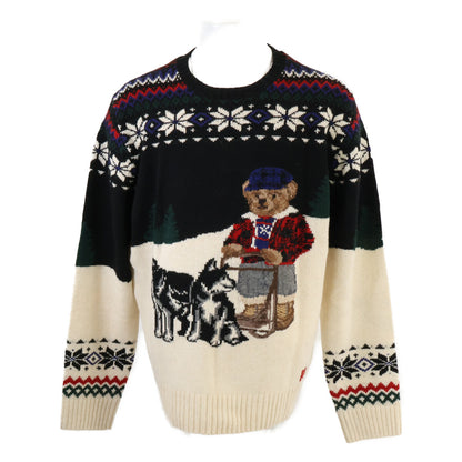 POLO RALPH LAUREN 23AW Polo Bear Dog Sweater Black Size L/G