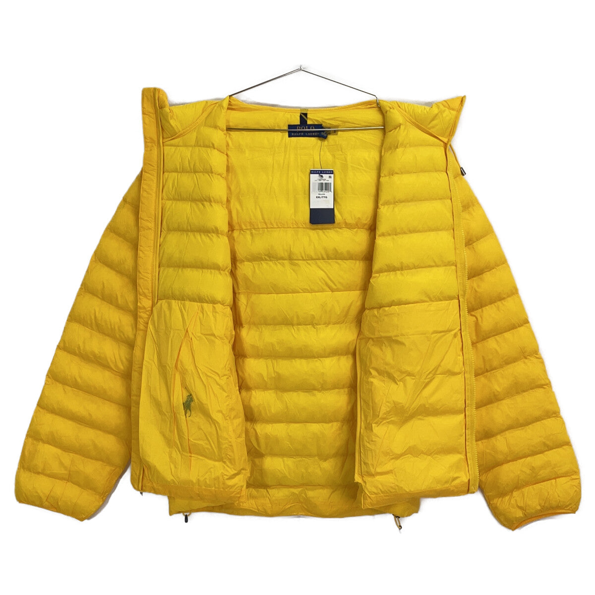 POLO RALPH LAUREN Nylon Packable Jacket Yellow Size XXL