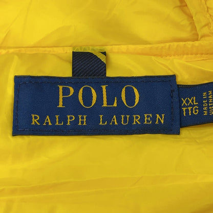 POLO RALPH LAUREN Nylon Packable Jacket Yellow Size XXL
