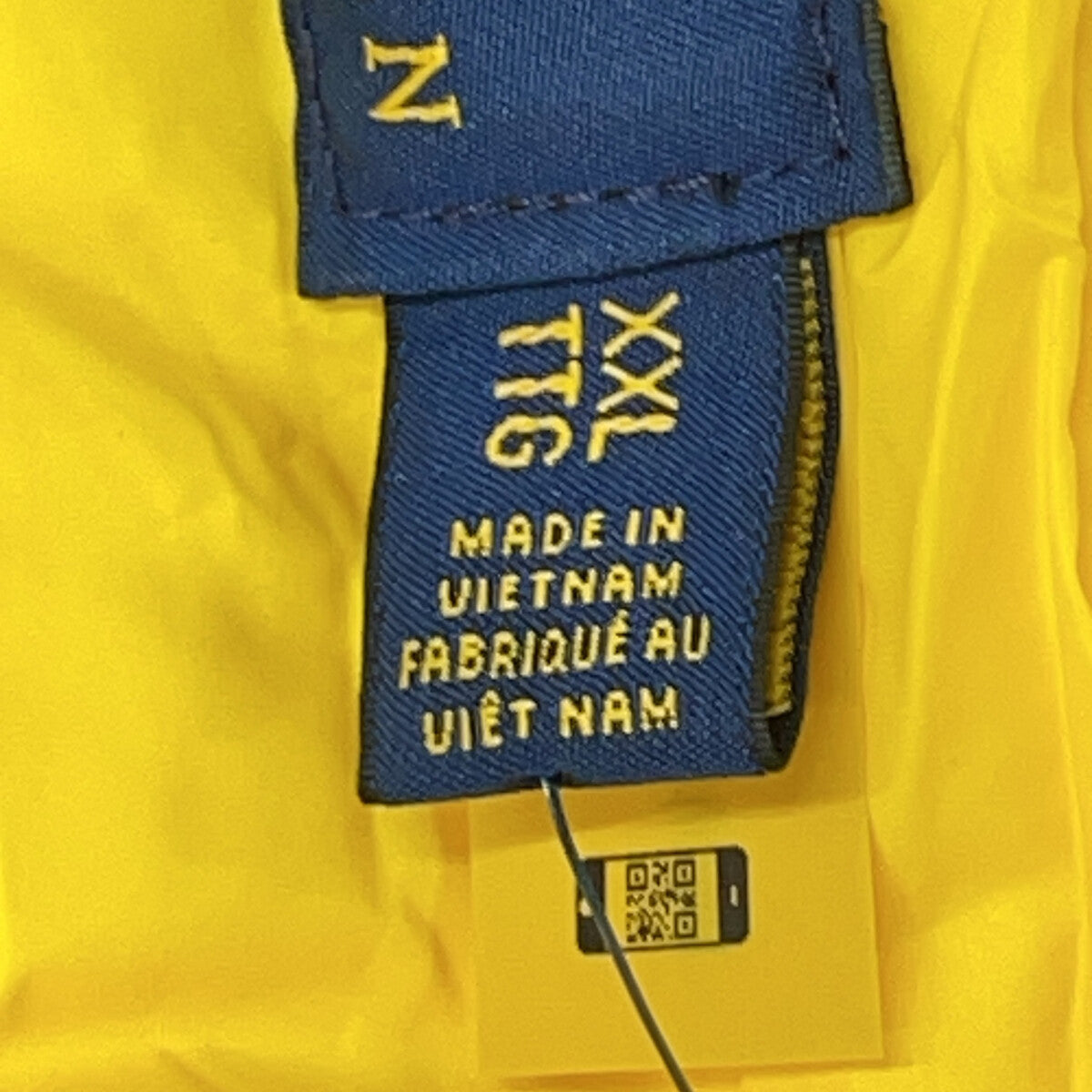 POLO RALPH LAUREN Nylon Packable Jacket Yellow Size XXL