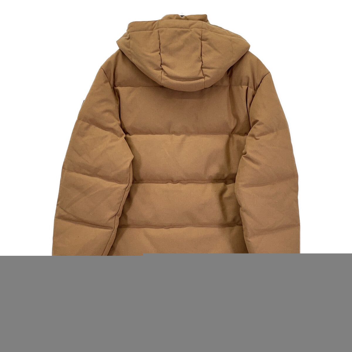 POLO RALPH LAUREN Wool Hooded Padded Down Coat Camel Size L
