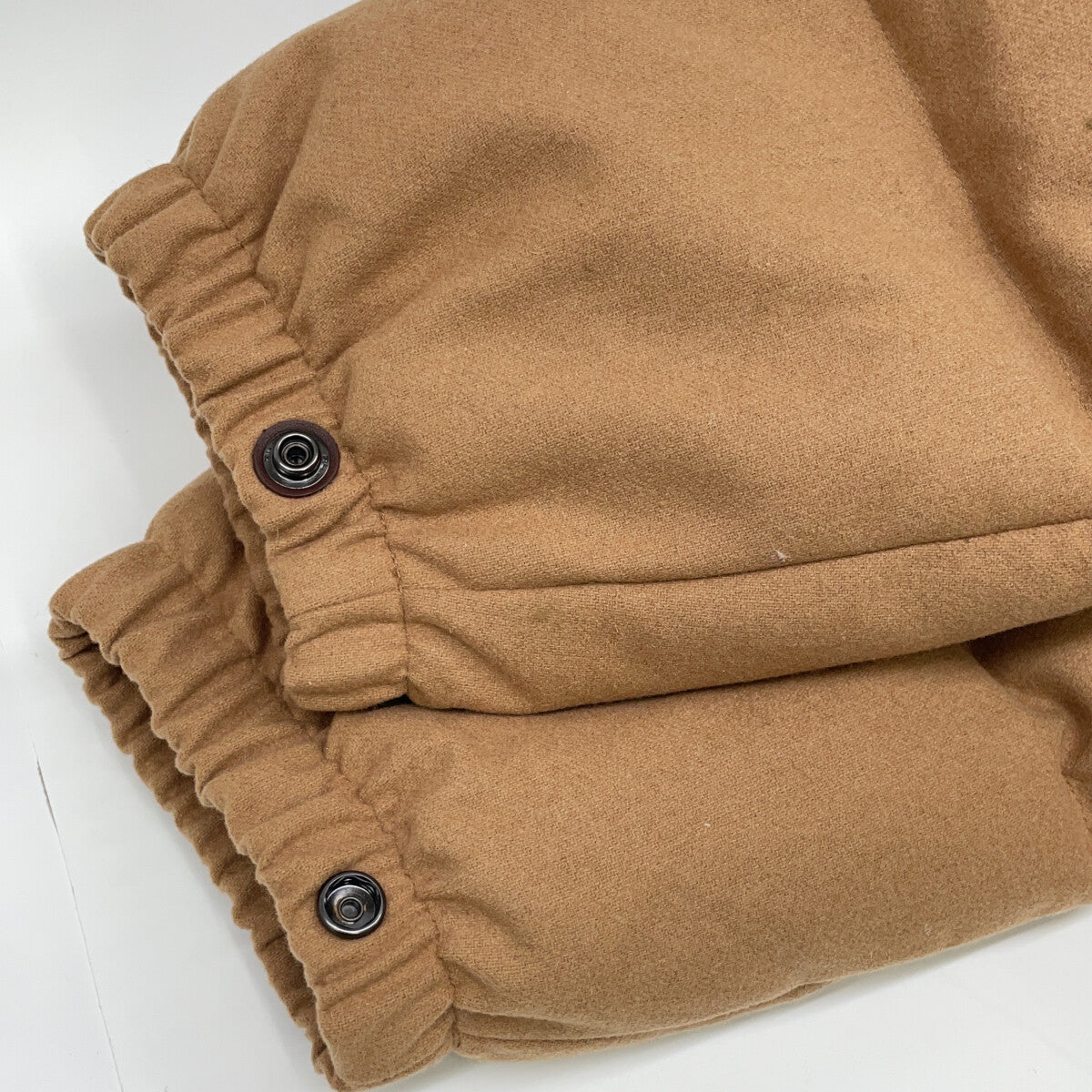 POLO RALPH LAUREN Wool Hooded Padded Down Coat Camel Size L