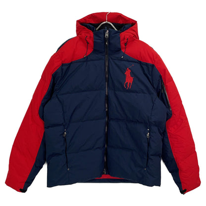 POLO RALPH LAUREN Big Pony Down Jacket Navy Red Size XXL