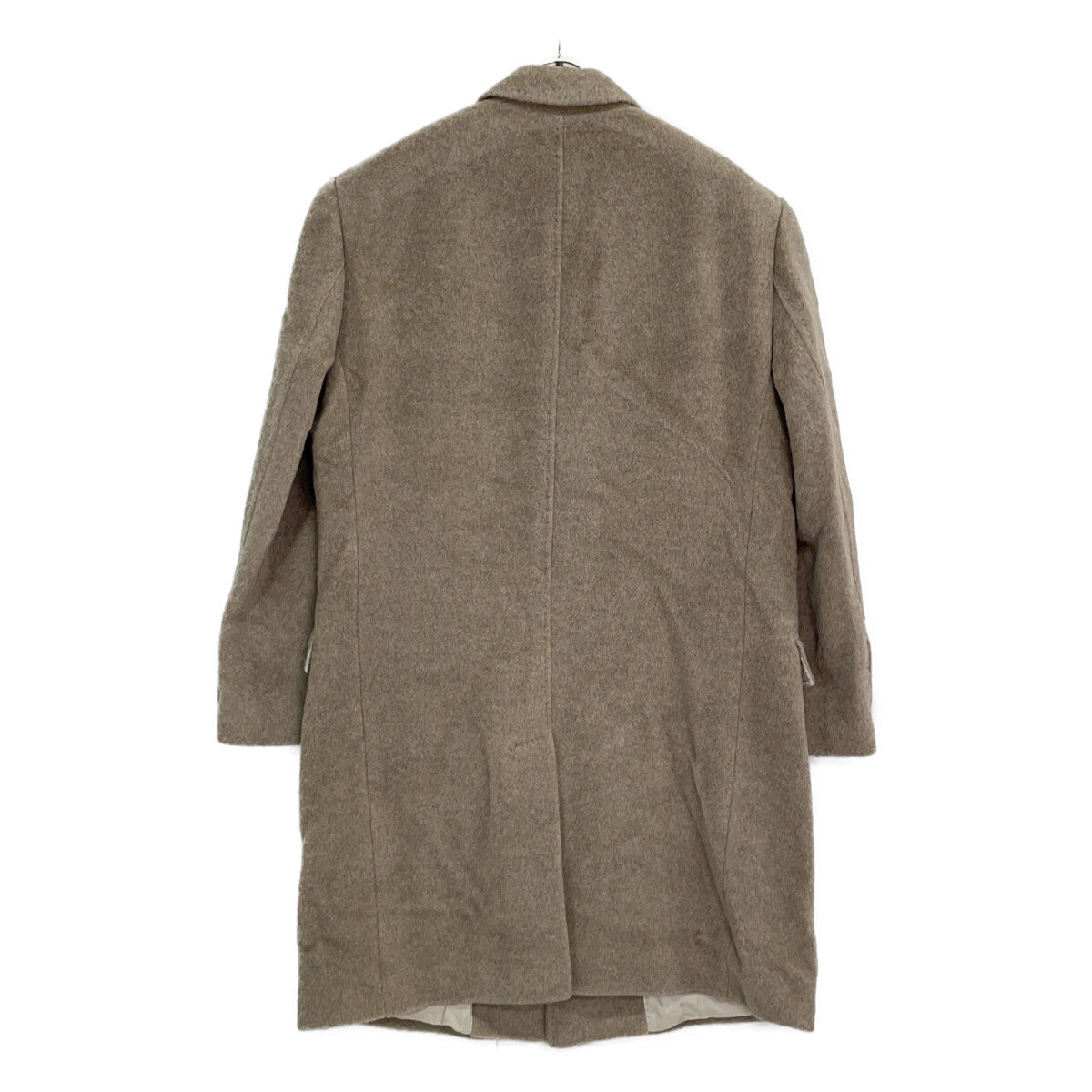 HUGOBOSS Wool Alpaca Chester Coat Beige Size 52