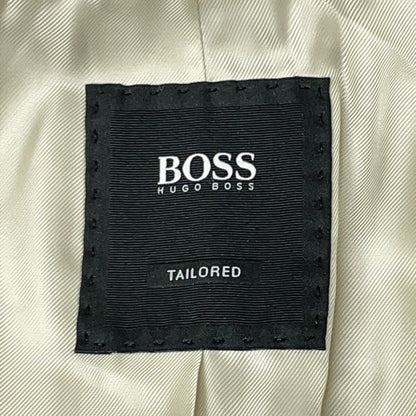 HUGOBOSS Wool Alpaca Chester Coat Beige Size 52