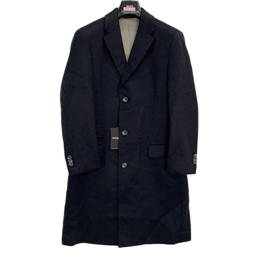 BOSS 100% Cashmere Chester Coat Gray Size