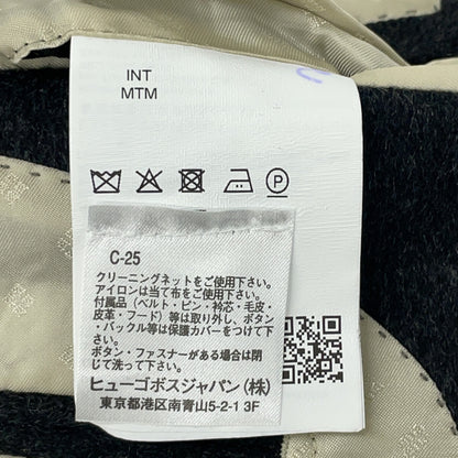 BOSS 100% Cashmere Chester Coat Gray Size
