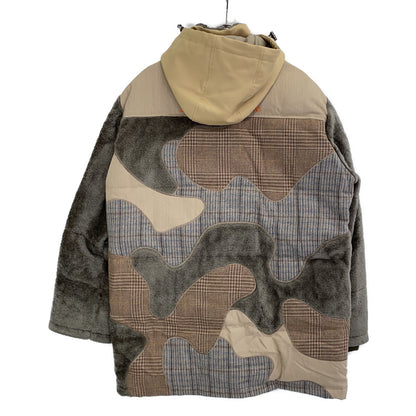 Castelbajac 22AW Mixed Material Down Jacket Beige Size 50