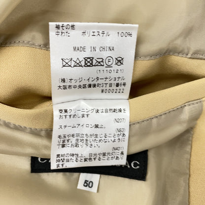 Castelbajac 22AW Mixed Material Down Jacket Beige Size 50