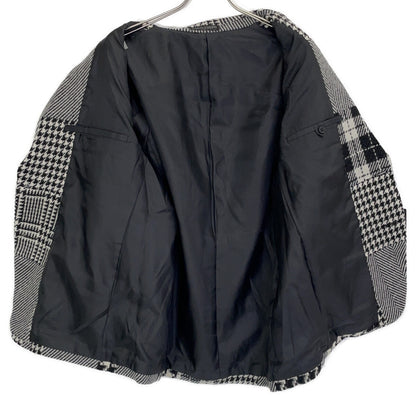BARNI VARNO Wool Angora Jacket Black/White Size LL