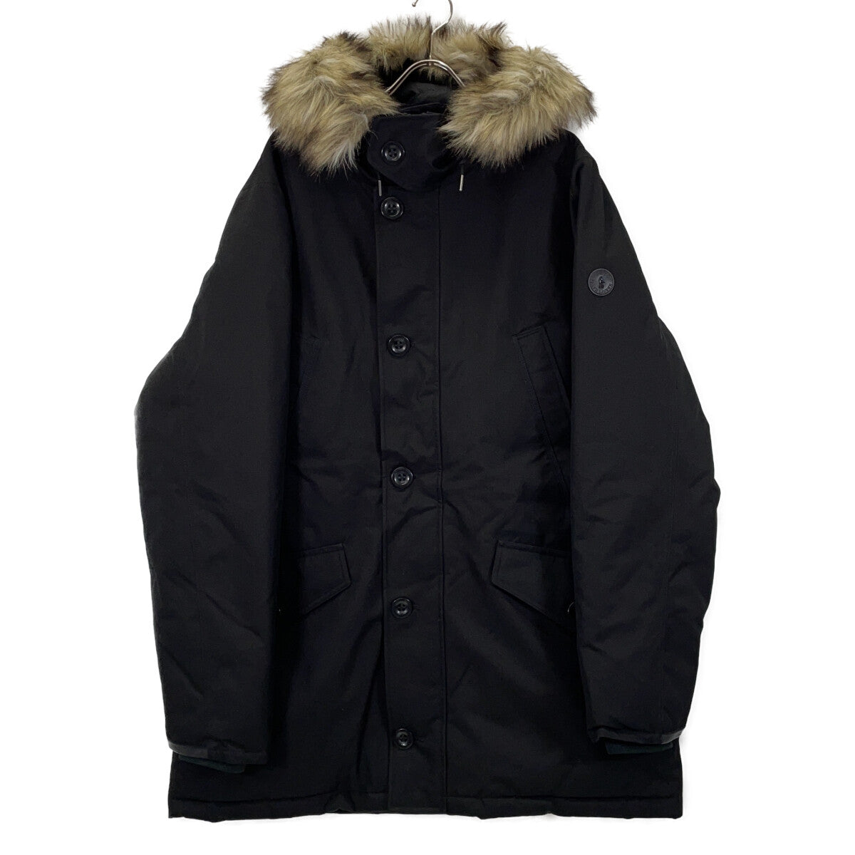 POLO RALPH LAUREN Black Fur Down Jacket Size XL