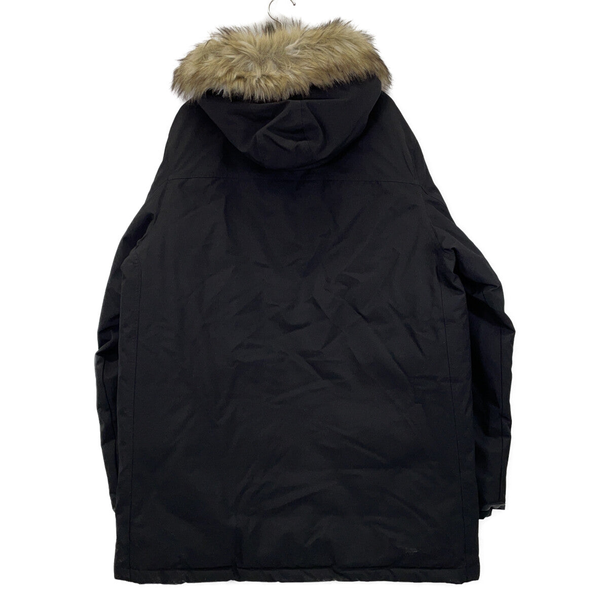POLO RALPH LAUREN Black Fur Down Jacket Size XL