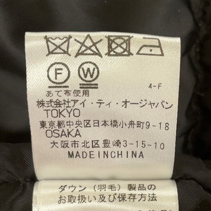 Capri Blue Black Hooded Down Jacket Size 50