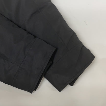 Capri Blue Black Hooded Down Jacket Size 50