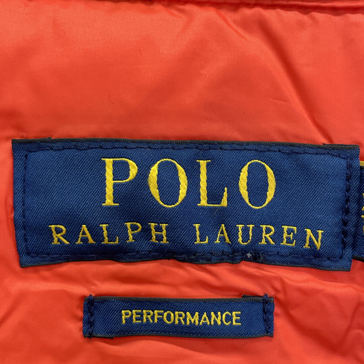 POLO RALPH LAUREN Orange Down Vest Size XXL