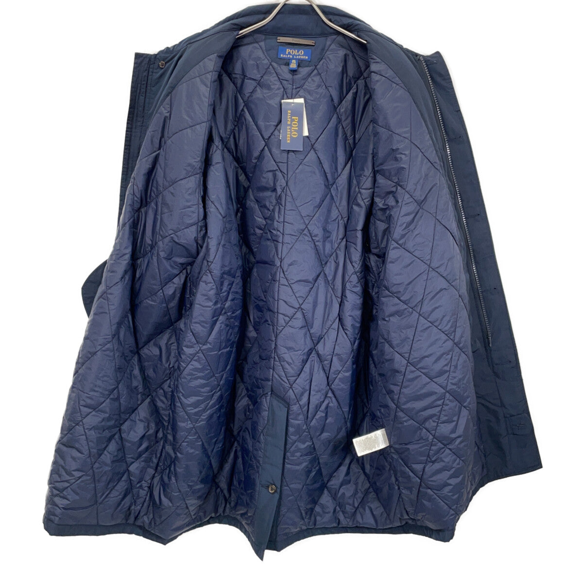 POLO RALPH LAUREN Navy Nylon Trench Coat Size XXL