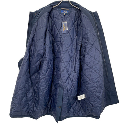POLO RALPH LAUREN Navy Nylon Trench Coat Size XXL
