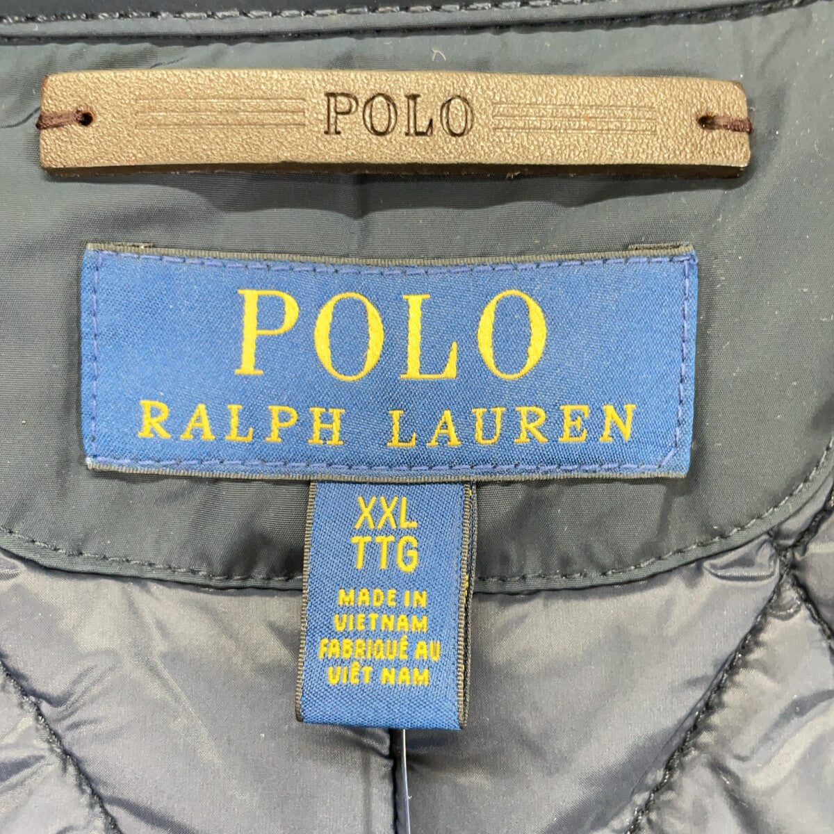 POLO RALPH LAUREN Navy Nylon Trench Coat Size XXL
