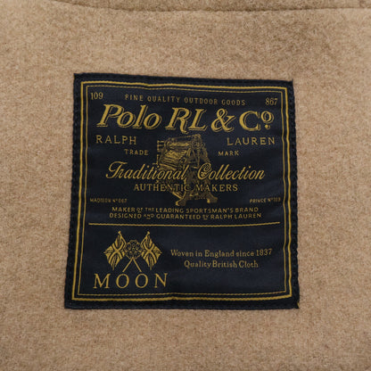 POLO RALPH LAUREN Double-Faced Wool Duffle Coat Beige Size L
