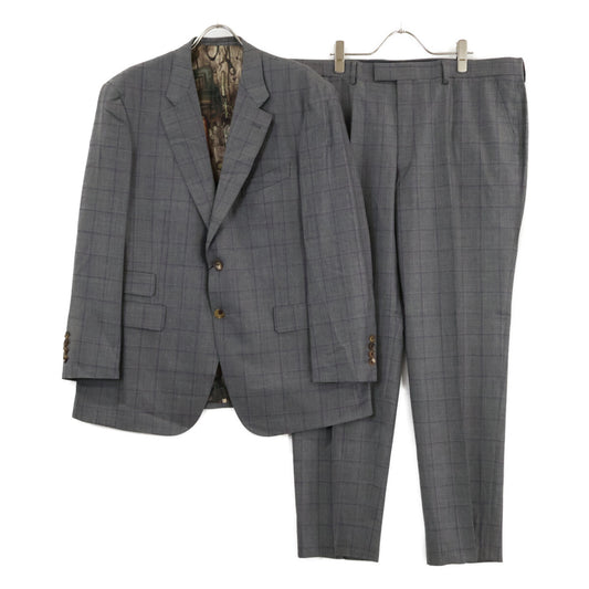 PaulSmith Gray Check 3-Piece Suit Size XL/100