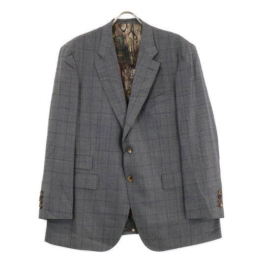 PaulSmith Gray Check 3-Piece Suit Size XL/100