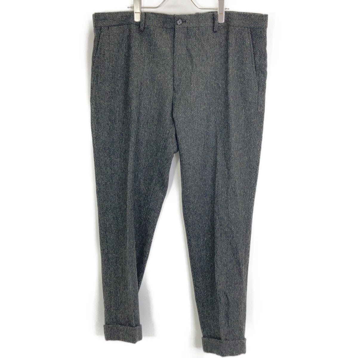 POLO RALPH LAUREN Dark Gray Wool Pants
