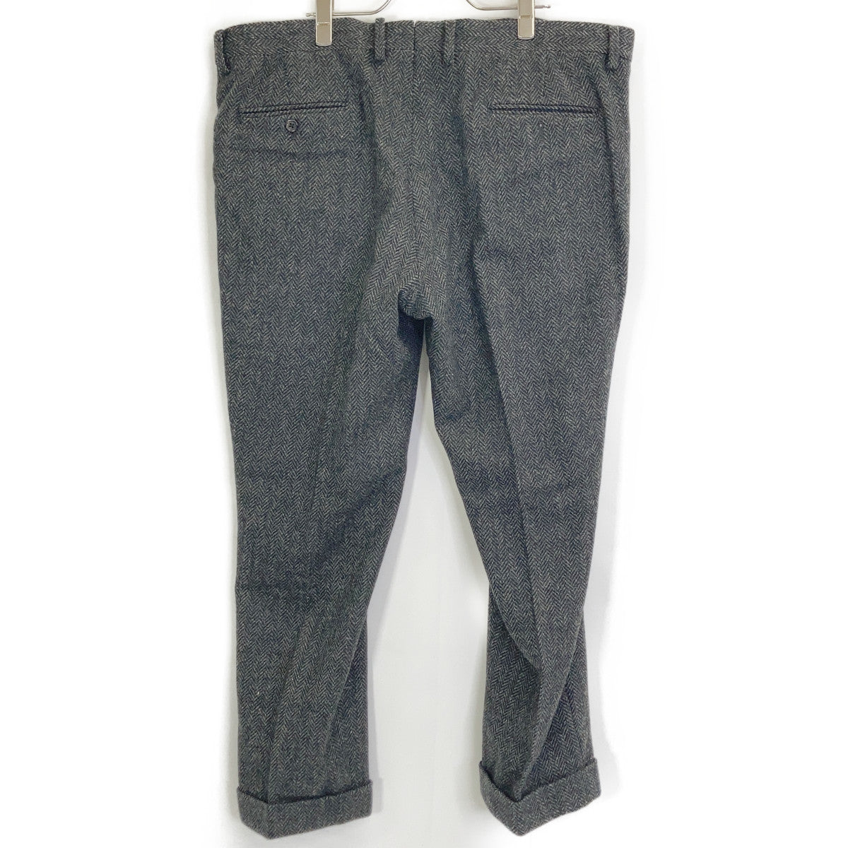 POLO RALPH LAUREN Dark Gray Wool Pants