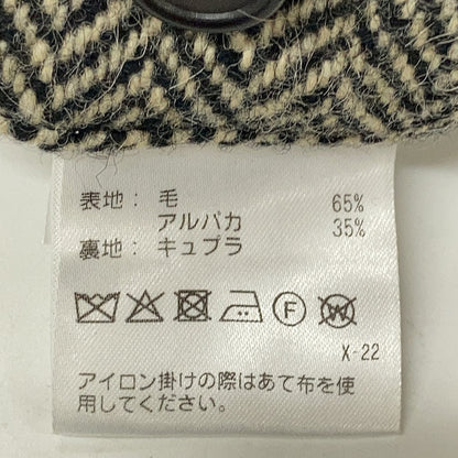 POLO RALPH LAUREN Beige Herringbone Wool Pants