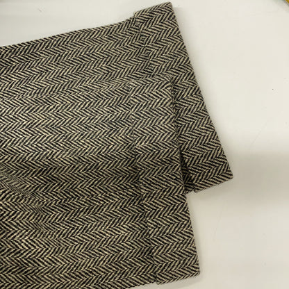 POLO RALPH LAUREN Beige Herringbone Wool Pants