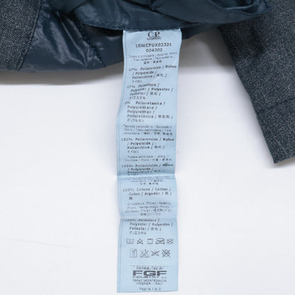 C.P.COMPANY Gray Padded Flannel Coat
